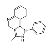 3-methyl-1-phenyl-2,4-dihydropyrazolo[4,3-c]quinoline结构式