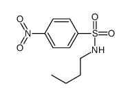 N-Butyl-4-nitrobenzenesulfonamide结构式