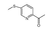 Ethanone, 1-[5-(methylthio)-2-pyridinyl]- (9CI)结构式