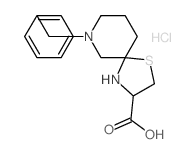 7-benzyl-1-thia-4,7-diazaspiro[4.5]decane-3-carboxylic acid Structure