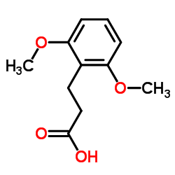 3-(2,6-Dimethoxyphenyl)propanoic acid结构式