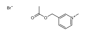 (1-methylpyridin-1-ium-3-yl)methyl acetate,bromide Structure