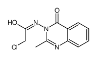 2-chloro-N-(2-methyl-4-oxoquinazolin-3-yl)acetamide Structure