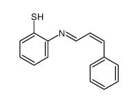 2-(cinnamylideneamino)benzenethiol Structure