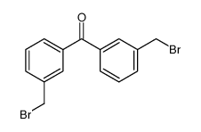 3,3'-Bis(bromomethyl)benzophenone结构式