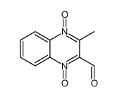 3-methyl-4-oxido-1-oxoquinoxalin-1-ium-2-carbaldehyde Structure