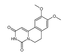 9,10-Dimethoxy-3,4,6,7-tetrahydro-2H-pyrimido(6,1-a)isoquinolin-2,4-dione Structure