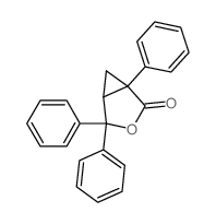 1,4,4-triphenyl-3-oxabicyclo[3.1.0]hexan-2-one结构式