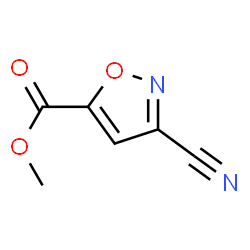 5-Isoxazolecarboxylicacid,3-cyano-,methylester(9CI) Structure