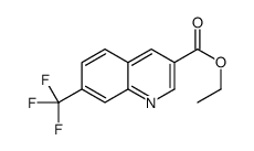 7-(Trifluoromethyl)quinoline-3-carboxylic acid ethyl ester structure