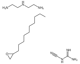N'-(2-aminoethyl)ethane-1,2-diamine,2-cyanoguanidine,2-decyloxirane Structure