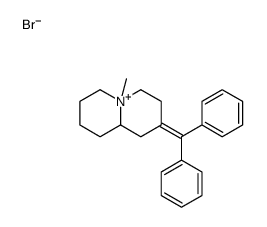 2H-Quinolizinium, octahydro-2-(diphenylmethylene)-5-methyl-, bromide,trans-结构式