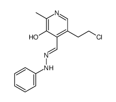 5-(2-Chloroethyl)-3-hydroxy-2-methyl-4-pyridinecarbaldehyde phenyl hydrazone Structure