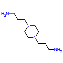 1,4-Bis(3-aminopropyl)piperazine Structure