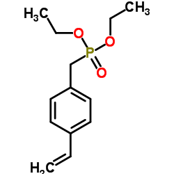 4-乙烯基苄基膦酸二乙酯结构式