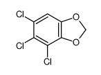4,5,6-trichloro-1,3-benzodioxole结构式