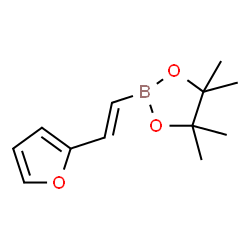 (E)-2-(2-(furan-2-yl)vinyl)-4,4,5,5-tetramethyl-1,3,2-dioxaborolane Structure