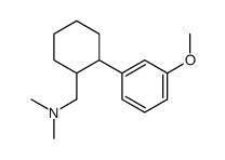 N,N-Dimethyl-2-(m-methoxyphenyl)cyclohexanemethanamine structure