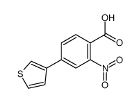 2-nitro-4-thiophen-3-ylbenzoic acid Structure