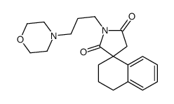 1'-(3-morpholin-4-ylpropyl)spiro[2,3-dihydro-1H-naphthalene-4,3'-pyrrolidine]-2',5'-dione Structure