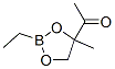 1-(2-Ethyl-4-methyl-1,3,2-dioxaborolan-4-yl)ethanone Structure