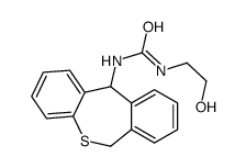 1-(6,11-Dihydrodibenzo(b,e)thiepin-11-yl)-3-(2-hydroxyethyl)urea结构式