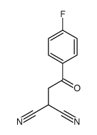 2-[2-(4-fluorophenyl)-2-oxoethyl]propanedinitrile结构式