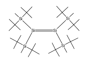 tetrakis(di-tert-butyldimethylsilyl)disilene结构式