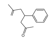 6-methyl-4-phenyl-6-hepten-2-one Structure