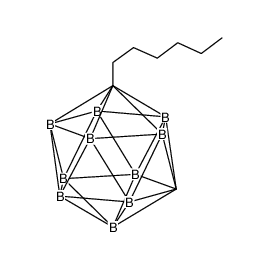 1-(n-hexyl)-meta-closocarborane-12 Structure