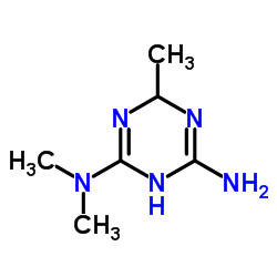 N,N,6-Trimethyl-3,6-dihydro-1,3,5-triazine-2,4-diamine structure