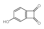 3-Hydroxybicyclo(4.2.0)octa-1,3,5-triene-7,8-dione structure
