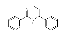 (Z)-N-(1-phenylprop-1-en-1-yl)benzimidamide结构式