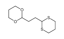 2-[2-(1,3-dithian-2-yl)ethyl]-1,3-dioxane Structure