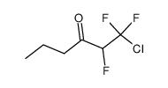 1-chloro-1,1,2-trifluorohexan-3-one Structure