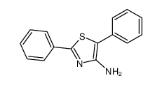 2,5-diphenylthiazol-4-amine structure