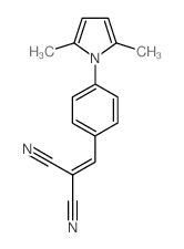 2-([4-(2,5-DIMETHYL-1H-PYRROL-1-YL)PHENYL]METHYLENE)MALONONITRILE structure