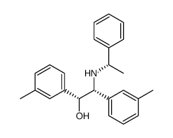 N-(1-Phenylethyl)-1,2-di-m-tolyl-2-aminoethanol Structure