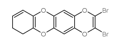 2,3-DIBROMO-7,8-DIHYDRODIOXINO-DIBENZODIOXIN Structure