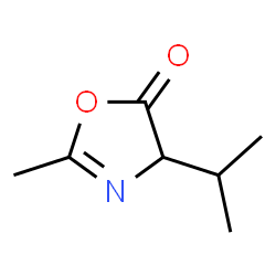5(4H)-Oxazolone,2-methyl-4-(1-methylethyl)-结构式