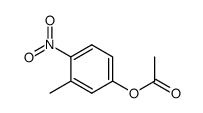 3-methyl-4-nitrophenyl acetate结构式