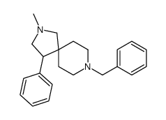 8-benzyl-2-methyl-4-phenyl-2,8-diazaspiro[4.5]decane结构式