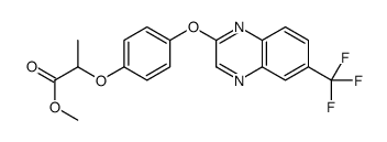 methyl 2-[4-[6-(trifluoromethyl)quinoxalin-2-yl]oxyphenoxy]propanoate Structure
