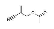 2-cyanoprop-2-enyl acetate结构式