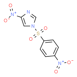 4-Nitro-1-[(4-nitrophenyl)sulfonyl]-1H-imidazole结构式