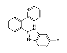 6-fluoro-2-(2-pyridin-2-ylphenyl)-1H-benzimidazole Structure