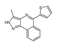 3-methyl-5-thiophen-2-yl-2H-pyrazolo[4,3-c]isoquinoline结构式