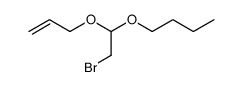 1-Bromo-2-butoxy-2-(1-propene-3-oxy)ethane Structure