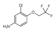 Benzenamine, 3-chloro-4-(2,2,2-trifluoroethoxy)结构式