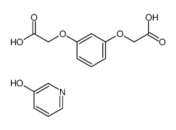 2-[3-(carboxymethoxy)phenoxy]acetic acid,pyridin-3-ol Structure